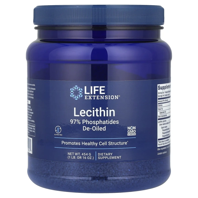 Life Extension, Лецитин, 16 унций (454 г)