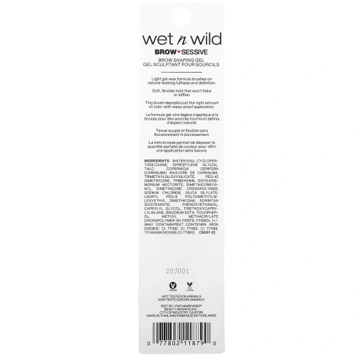 Wet n Wild, Брови Sessive Shaping Gel, коричневый, 0,09 унции (2,5 г)