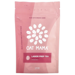 Oat Mama, Labor Prep Tea, персик, без кофеина, 14 чайных пакетиков, 32 г