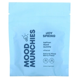 JoySpring, Mood Munchies, натуральное ягодное ассорти, 60 жевательных таблеток