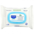 Mustela, Baby, очищающие салфетки с авокадо, 25 салфеток