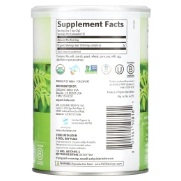 Organic India, Порошок листов органической моринги, 8 унц. (226 г)