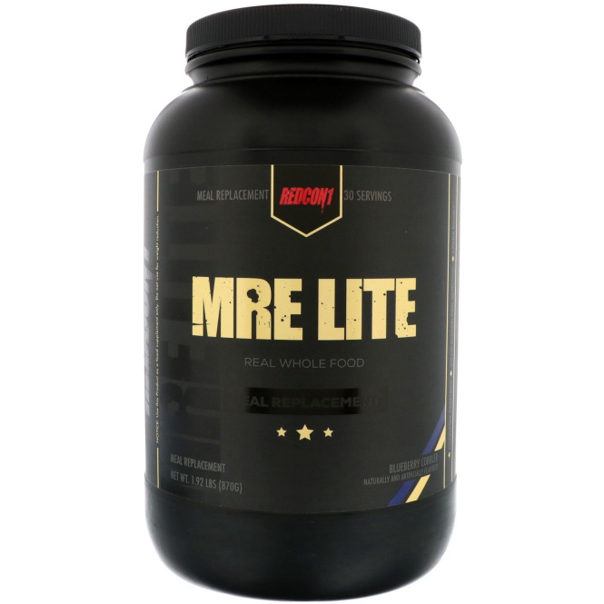 Redcon1, MRE LITE, заменитель пищи, фруктовый пирог с голубикой, 870 г