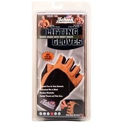 Schiek Sports, Перчатки для подъема Силовая серия с обертыванием запястий Большая 2 перчатка
