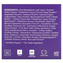 Andalou Naturals, Питательная маска для лица с какао и авокадо, 1.7 жидких унций (50 мл)