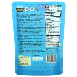 Miracle Noodle, Готовая к употреблению лапша, спагетти, 200 г (7 унций)