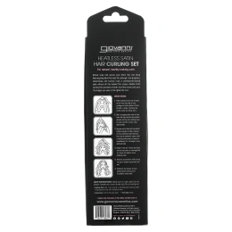 Giovanni, Heatless Satin, набор для завивки волос, слоновая кость, 4 шт.