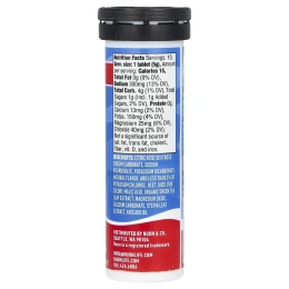 Nuun, Энергия, шипучая добавка с электролитом и кофеином, вишневый лимонад, 10 таблеток, 1,9 унций (54 г)