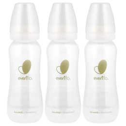 Evenflo Feeding, Balance+, флаконы со стандартными свойствами, для детей от 0 месяцев, с медленным потоком, 3 флакона по 270 мл (9 унций)