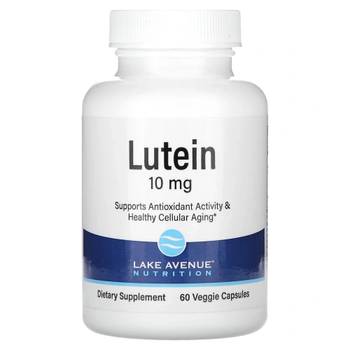 Lake Avenue Nutrition, Лютеин, 10 мг, 60 растительных капсул