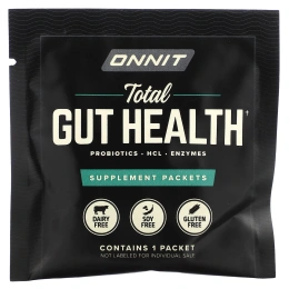 Onnit, Полное здоровье кишечника, пакетики с пищевой добавкой, 15 пакетиков