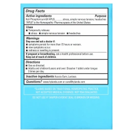 Hyland's Naturals, Клеточная соль №6 Kali Phosphoricum 6X 100 таблеток