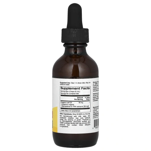 Super Nutrition, масло орегано, 59 мл (2 жидк. унции)