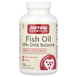 Jarrow Formulas, EPA-DHA Balance®, рыбий жир с ЭПК и ДГК,120 капсул