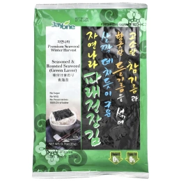 Jayone, Обжаренные и приправленные водоросли, зеленый умывальник, 20 г (0,7 унции)