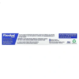 Fixodent, Plus, клеящий крем для зубов, 57 г (2 унции)