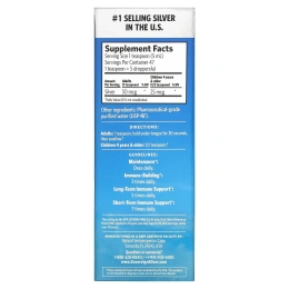 Sovereign Silver, Bio-Active Silver Hydrosol с дозатором-пипеткой, ежедневная и иммунная поддержка, 10 част./млн, 236 мл (8 жидк. унций)