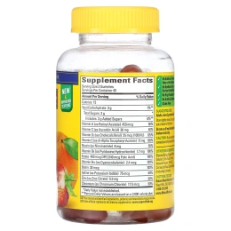 Nature Made, Мультивитаминные жевательные таблетки, апельсин, вишня, смесь ягод, 90 жевательных таблеток