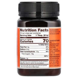 Wedderspoon, Лесной Мед Манука 100%, KFactor 16, 500 г