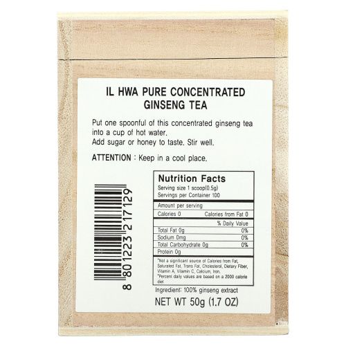 Ilhwa, Чистый концентрированный женьшеневый чай, 50 г
