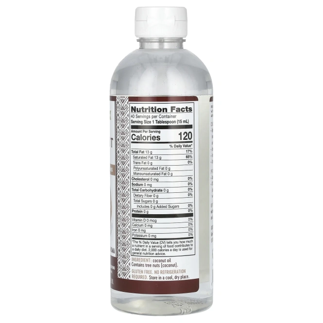 Nature's Way, жидкое кокосовое масло, 600 мл (20 жидк. унций)