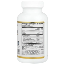 California Gold Nutrition, Жир арктического криля, с астаксантином, RIMFROST, натуральный клубничный и лимонный вкус, 1000 мг, 120 желатиновых капсул-рыбок