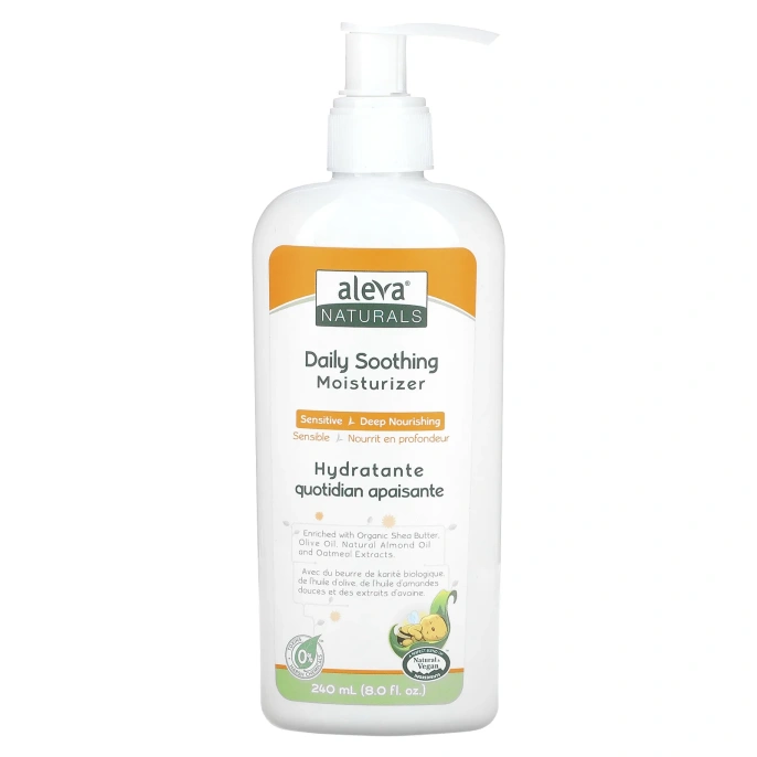 Aleva Naturals, Ежедневный успокаивающий увлажнитель, 240 мл (8,0 жидких унций)