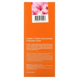 Kundal, гель для душа с медом и макадамией «Вишневый цвет» 500 мл (16,90 жидк. унции)