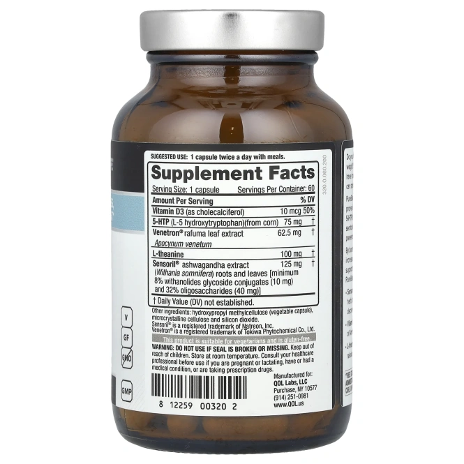 Quality of Life Labs, Pure Balance, серотонин, 90 капсул