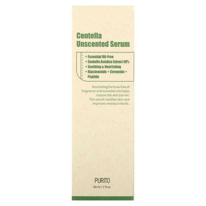 Purito, Wonder Releaf, сыворотка с центеллой, без запаха, 60 мл (2,02 жидк. унц.)