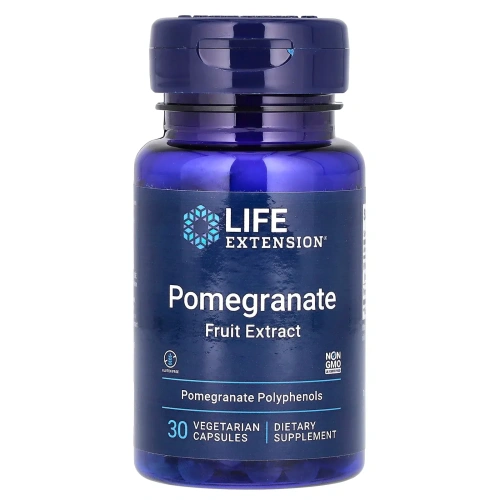 Life Extension, Экстракт плодов граната, 30 вегетарианских капсул