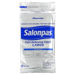 Salonpas, Болеутоляющие, большие, 6 шт.