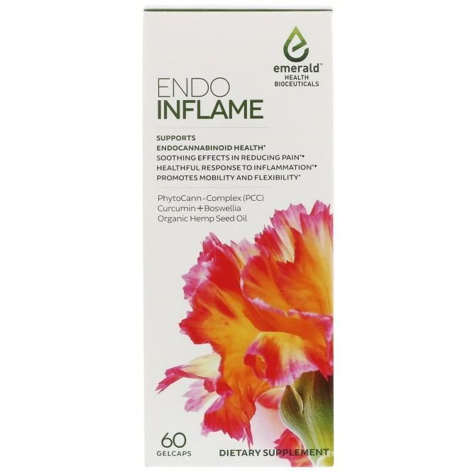 Emerald Health Bioceuticals, Inc, EndoInflame, 60 гелевых капсул