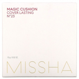 Missha, Magic Cushion Cover Lasting, SPF50 + / PA +++, натуральный бежевый № 23, 15 г (0,52 унции)