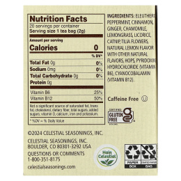 Celestial Seasonings, травяной чай, Tension Tamer®, без кофеина, 20 чайных пакетиков, 43 г (1,5 унции)