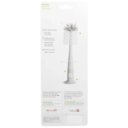 Munchkin, Бутылочная щетка Bristle ™, серая, 2 шт. В упаковке