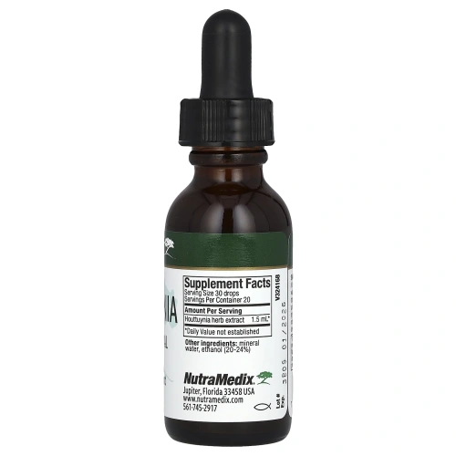 NutraMedix, Houttuynia, поддержка иммунитета и микробов, 30 мл (1 жидк. Унция)
