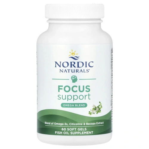 Nordic Naturals, Omega Focus, 1280 мг, 60 капсул