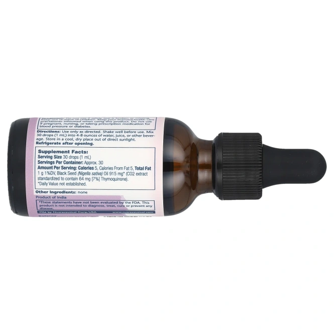 Solaray, Vital Extracts, масло черного тмина, 30 мл (1 жидк. унц.)