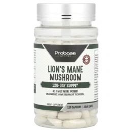 Probase Nutrition, Гриб львиная грива, 100 мг, 120 капсул