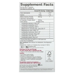 up4, пробиотики для женщин, 50 млрд, 60 веганских капсул (25 млрд КОЕ в 1 капсуле)