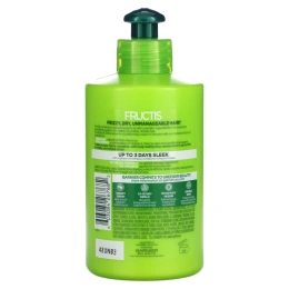 Garnier, Fructis, Sleek & Shine, интенсивно разглаживающий несмываемый ухаживающий крем, 300 мл