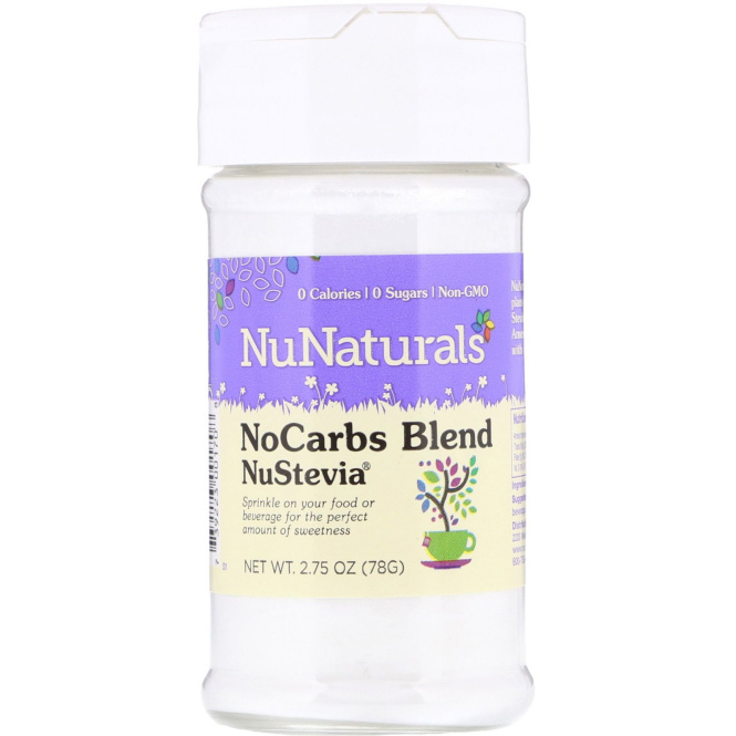 NuNaturals, NuStevia, NoCarbs Blend, 2.75 oz (78 g)