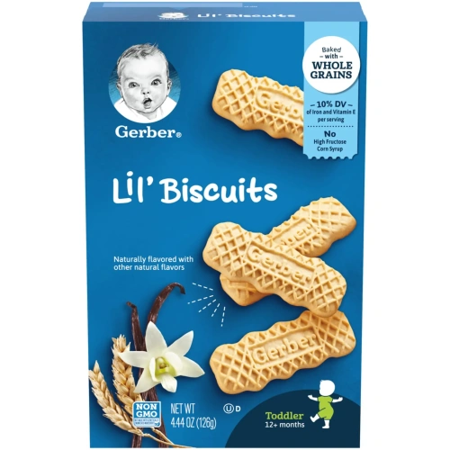 Gerber, Lil' Biscuits, Toddler, 12+ Months, 4.44 oz (126 g)