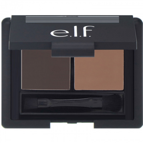 E.L.F. Cosmetics, Набор для бровей, гель / пудра, темный, 0,12 унции (3,5 г)