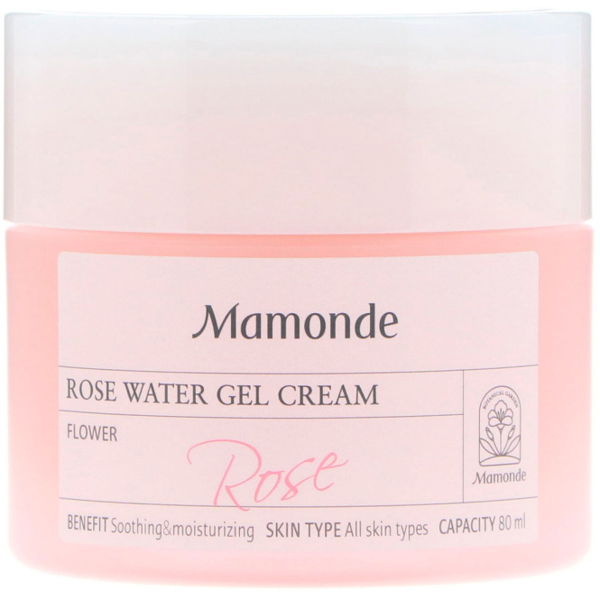 Mamonde, Гелевый крем с розовой водой, 80 мл