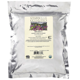 Starwest Botanicals, органические цветы тысячелистника, нарезанные и просеянные, 453,6 г (1 фунт)