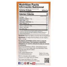 Hyleys Tea, Черный чай со льдом, манго, 20 чайных пакетиков в индивидуальной упаковке, 40 г (1,41 унции)