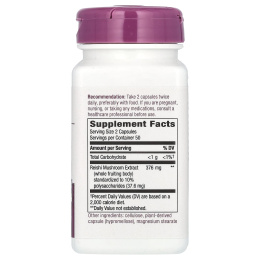 Nature's Way, гриб рейши, 376 мг, 100 веганских капсул (188 мг в 1 капсуле)