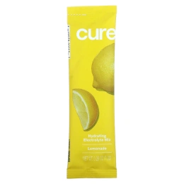 Cure Hydration, сбалансированная смесь электролитов, лимон, 14 отдельных пакетиков по 8,3 г (0,29 унции)